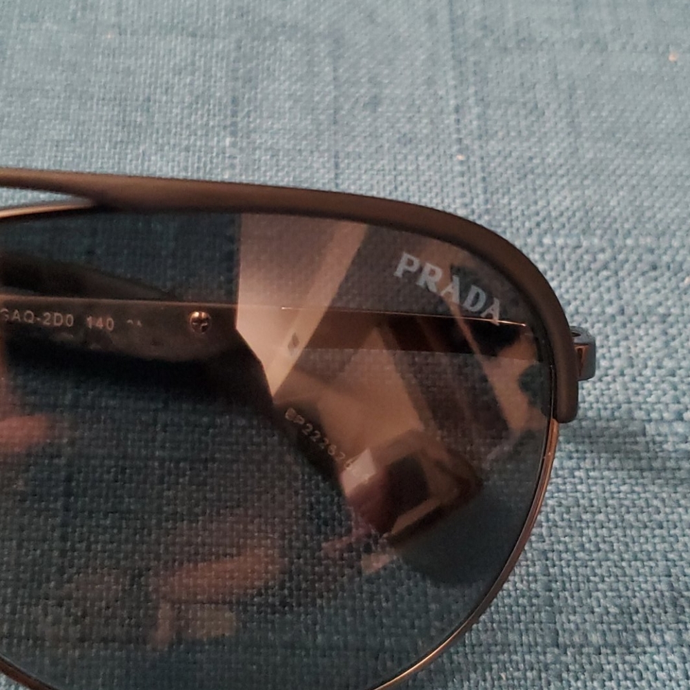 Prada Gunmetal Sunglasses Polarized - Picture 6 of 16